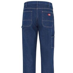 DICKIES LU20RB Industrial Cargo Carpenter Blue Jeans Men’s 34x32 NWT WORK WEAR